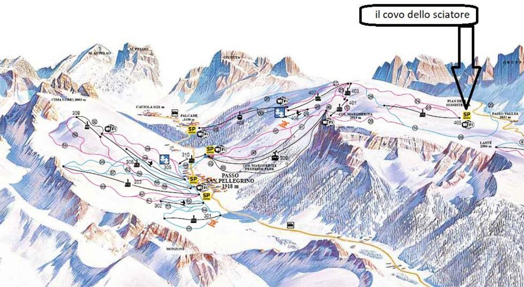 Il Covo Dello Sciatore فالكادي المظهر الخارجي الصورة